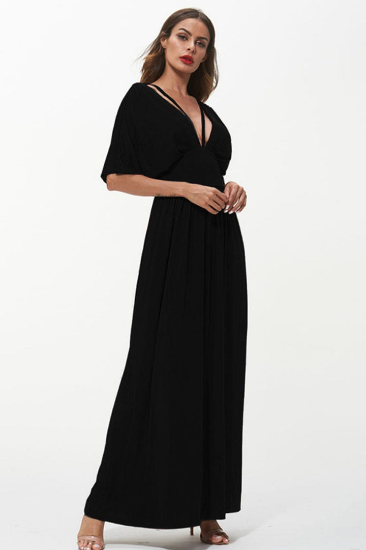 Stilla | Strappy Neck Maxi Kjole