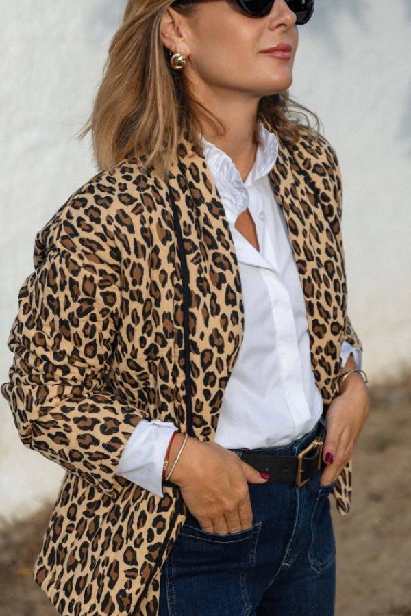Stilla | Leopardmønster Jakke