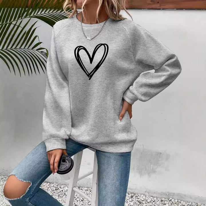 Stilla | Print Rundhals-Langærmet Sweatshirt