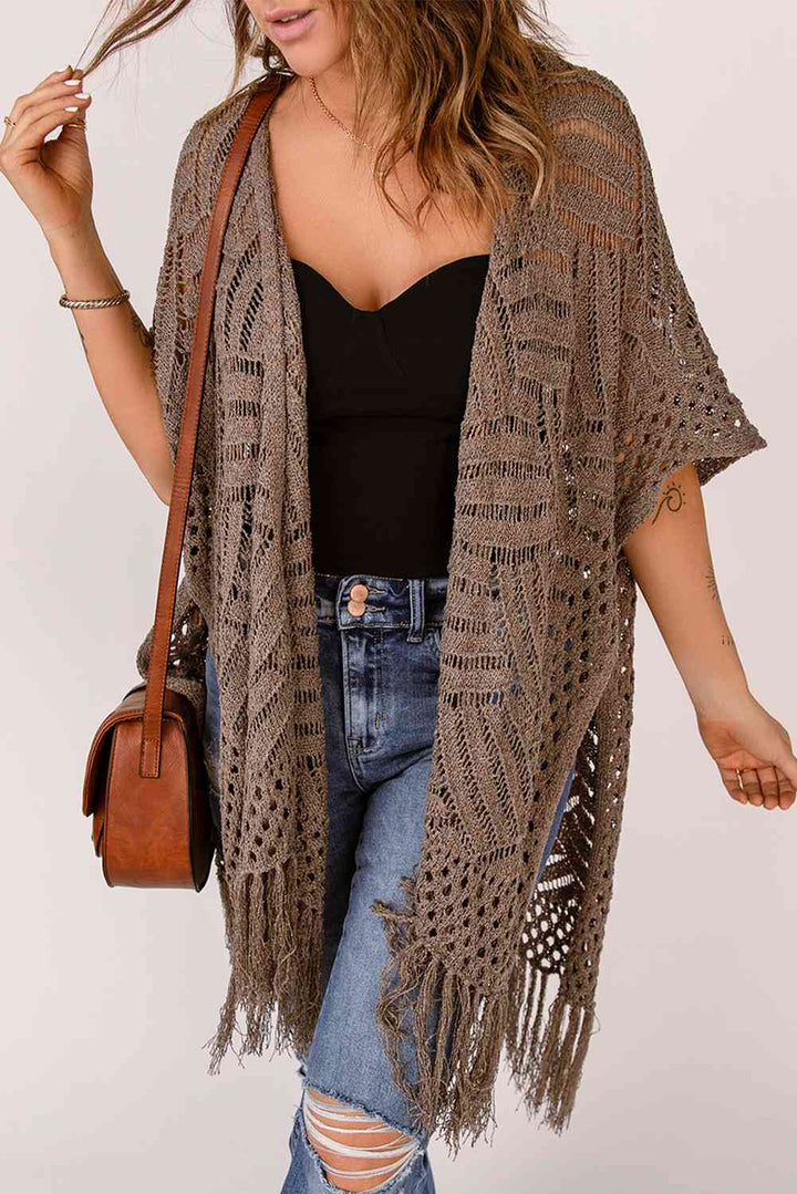 Stilla | Hem Slid Åben Front Cardigan