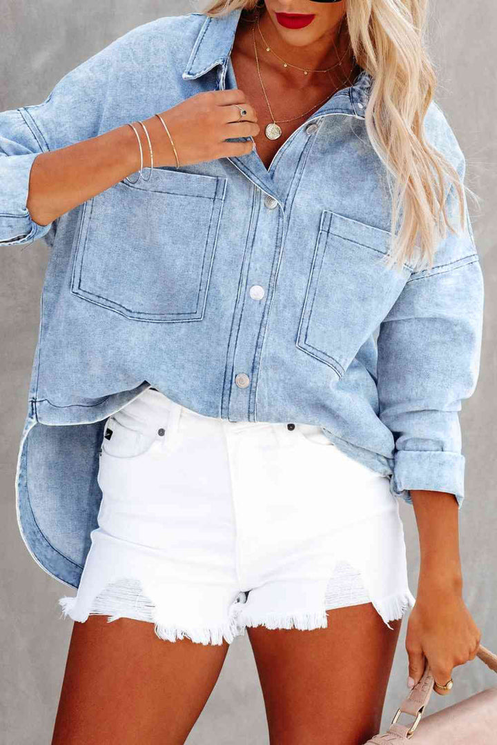 Stilla | Drop Shoulder Denim Jakke