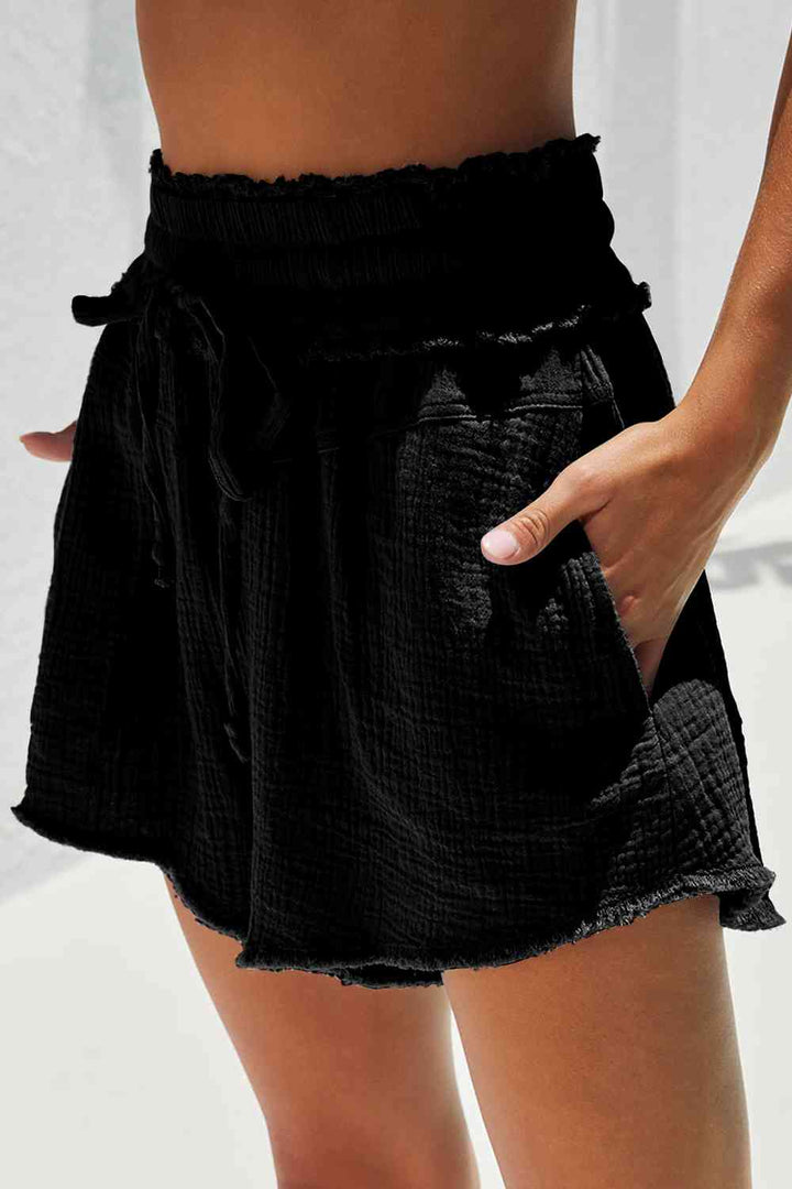 Stilla | Raw Hem Shorts