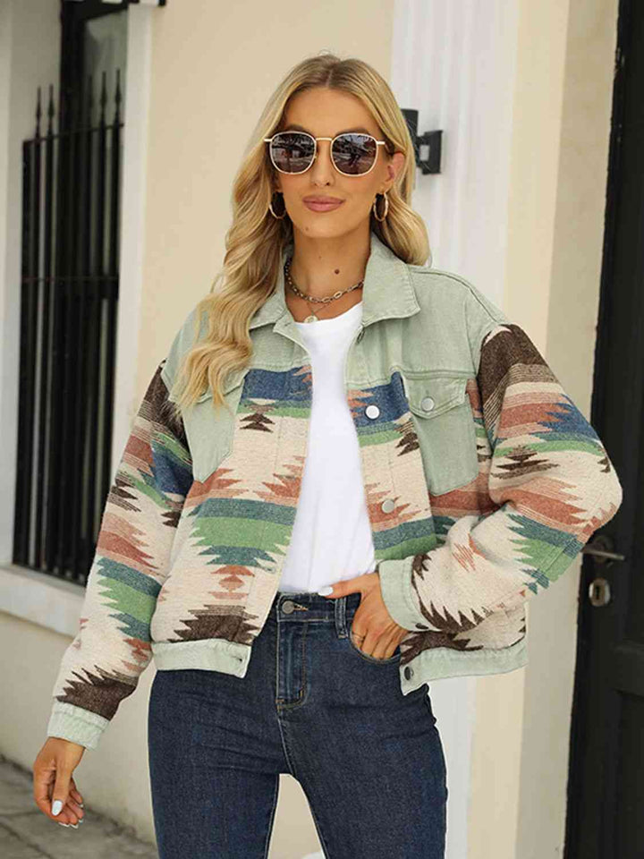 Stilla | Dropped Shoulder Langærmet Denim Jakke