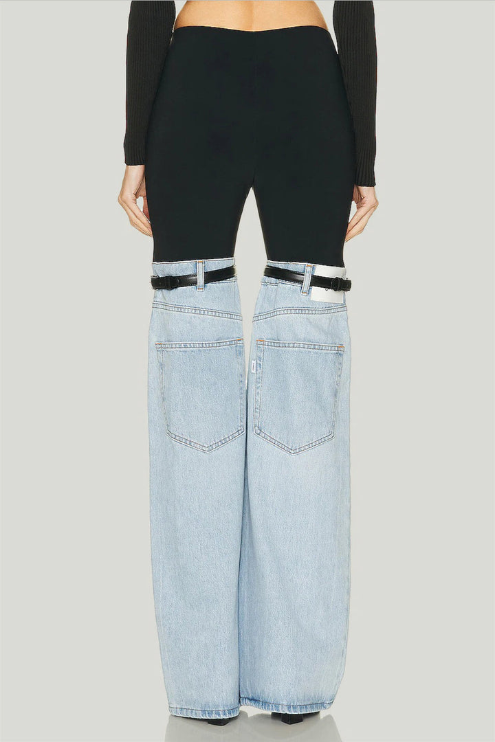 Stilla | Vaskede Jeans Med Lommer