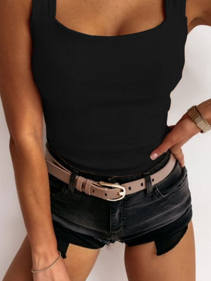 Stilla | V Hals Bred Strop Tank
