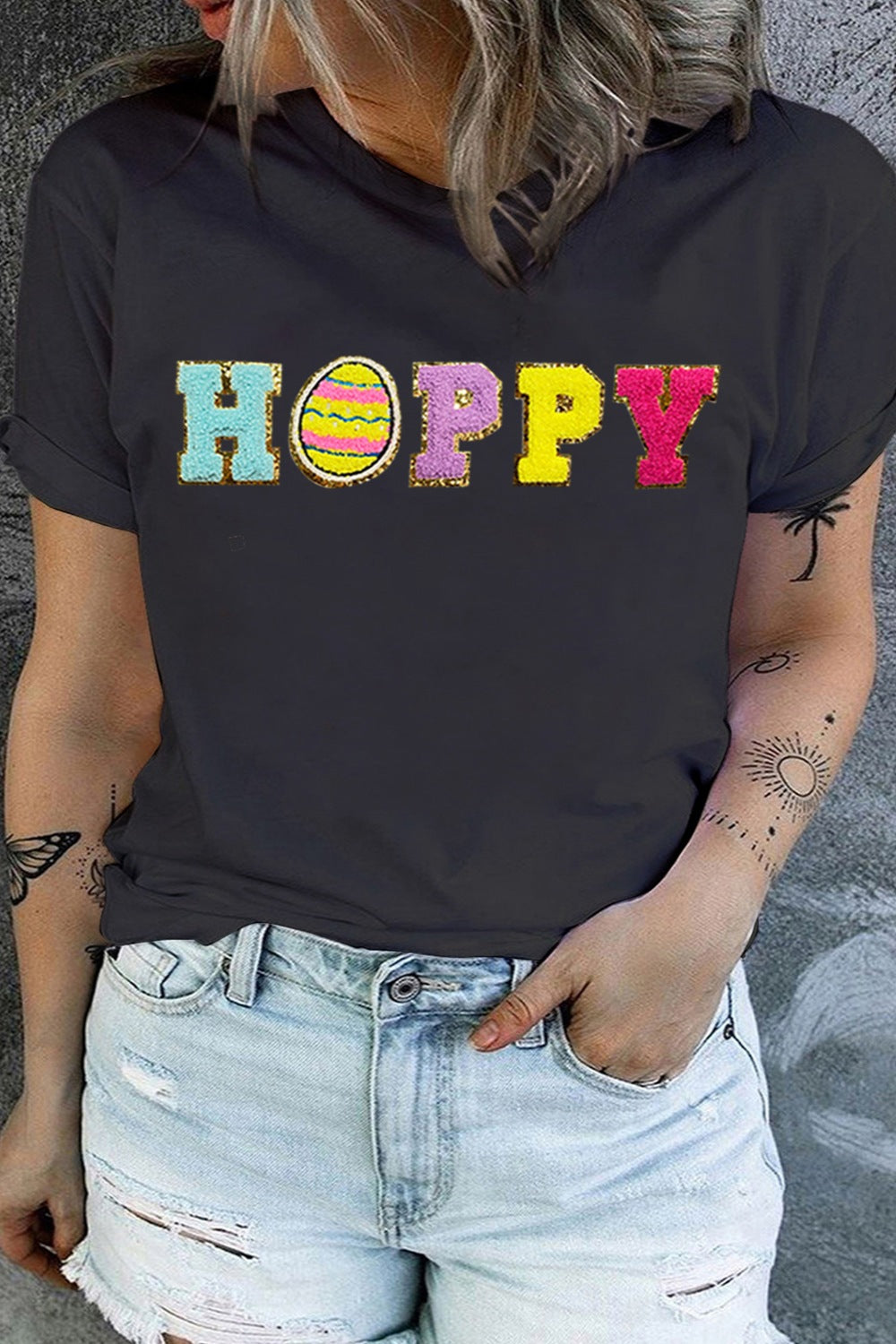 Stilla | Plus Size Rund Hals Kort Ærme T-Shirt