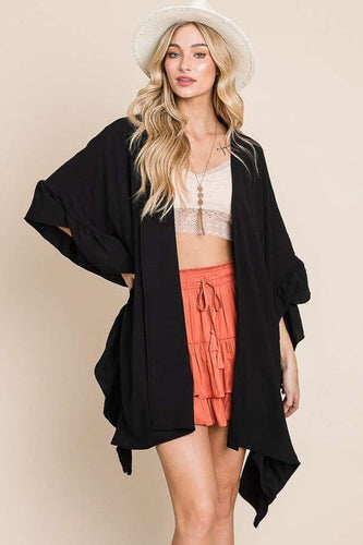 Stilla | Ærmer Ruffle Kimono