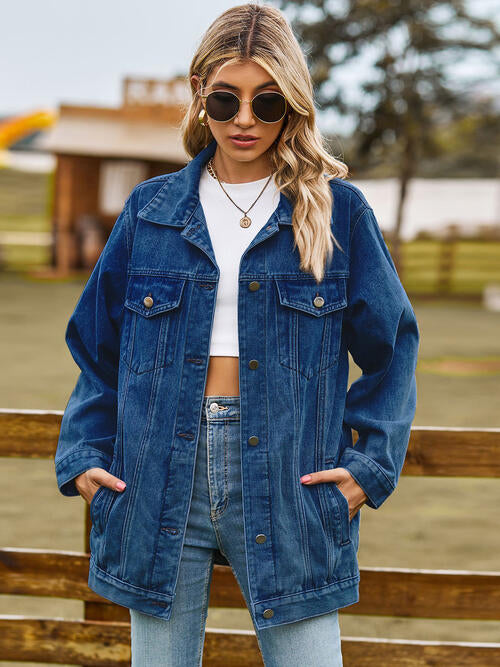 Stilla | Denimjakke Med Lommer