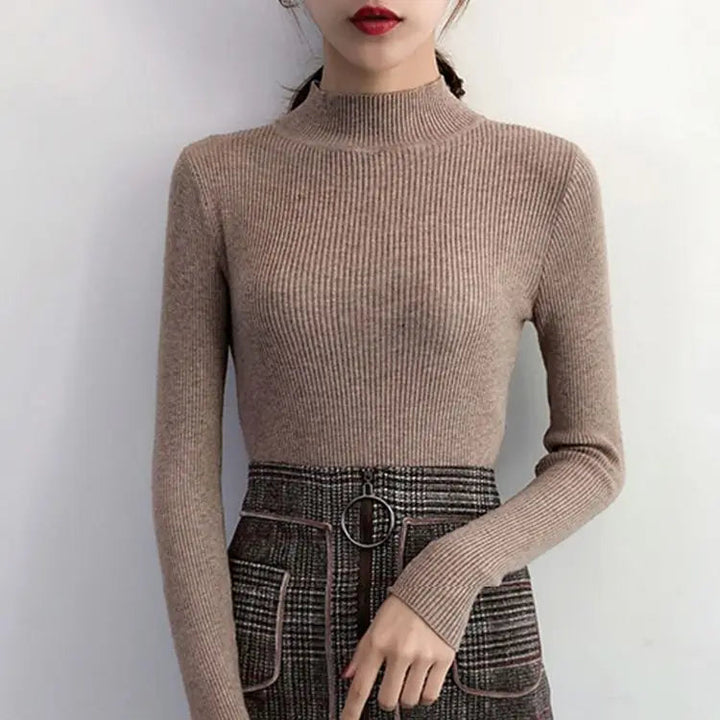 Stilla | Cozy Ribbet Uld Sweater til Kvinder