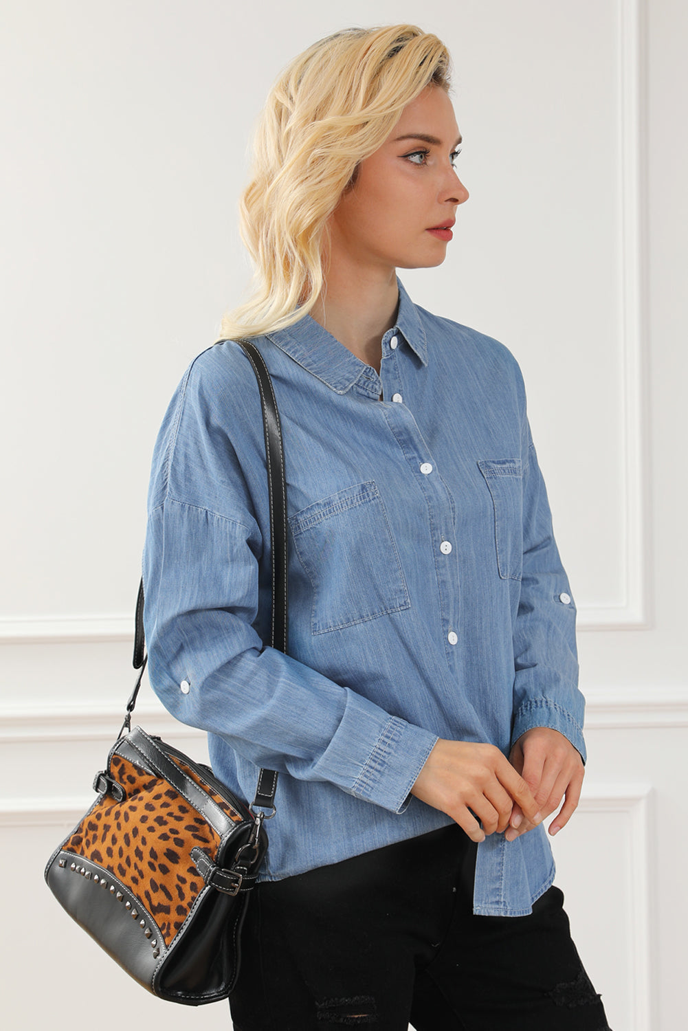 Stilla | Knap-op Krave Denim Top
