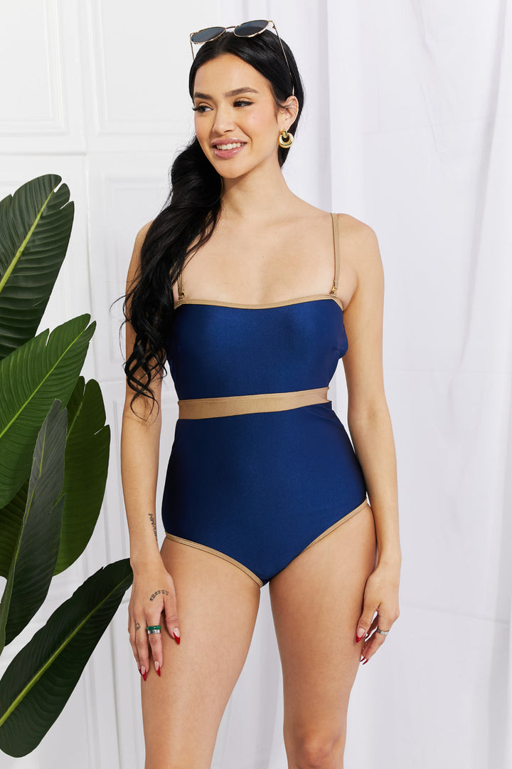 Stilla | West Swim Wave Break Contrast Trim Én-delt
