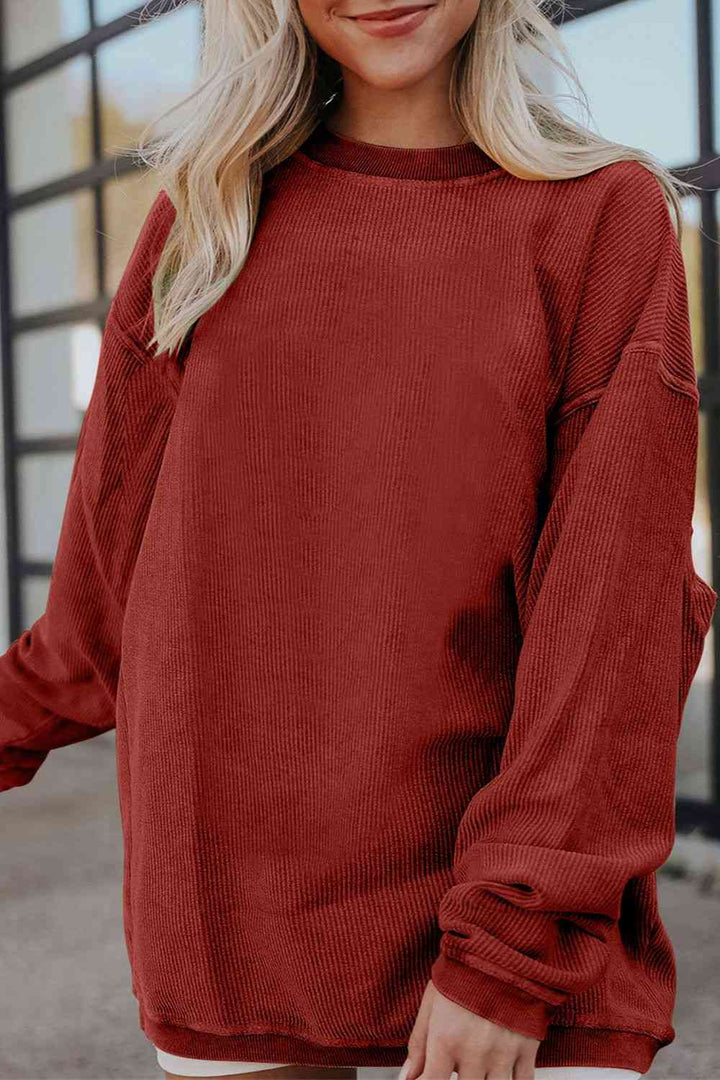 Stilla | Rund Hals Drop Shoulder Sweatshirt