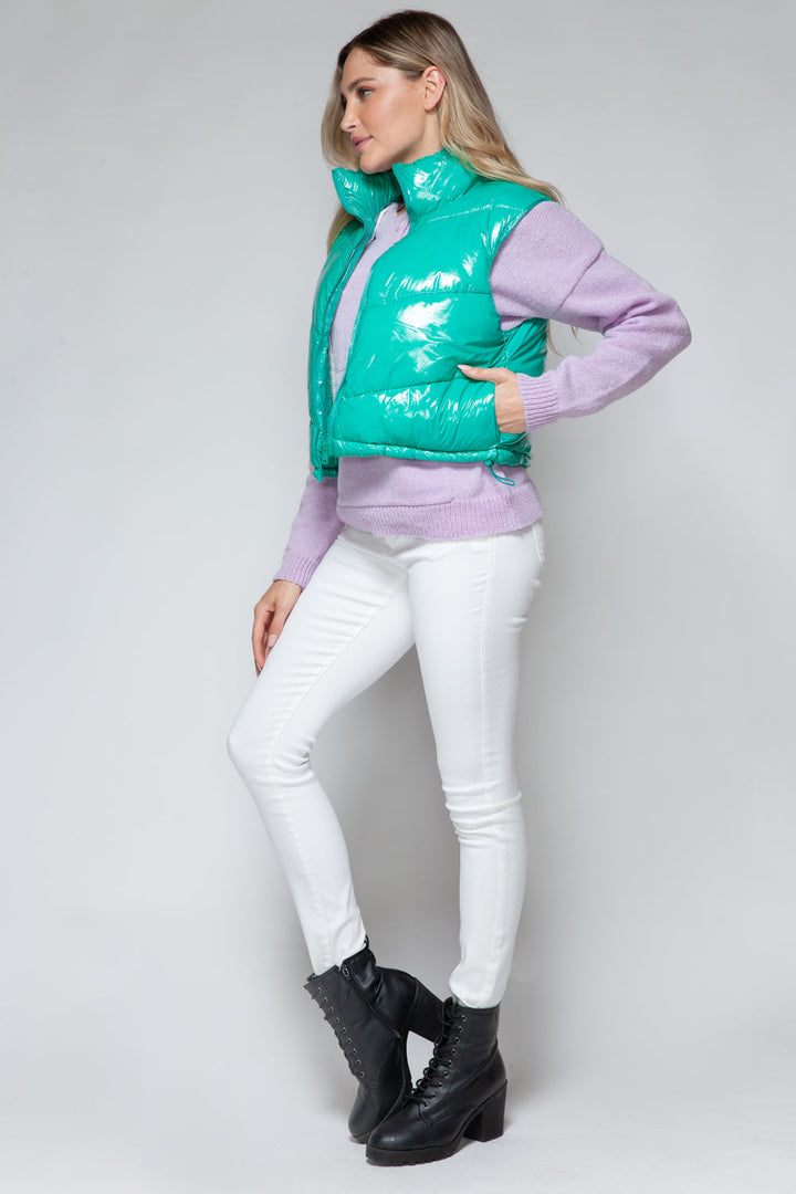 Stilla | Glitrende Stepp vest Snobish med Sportligt Design