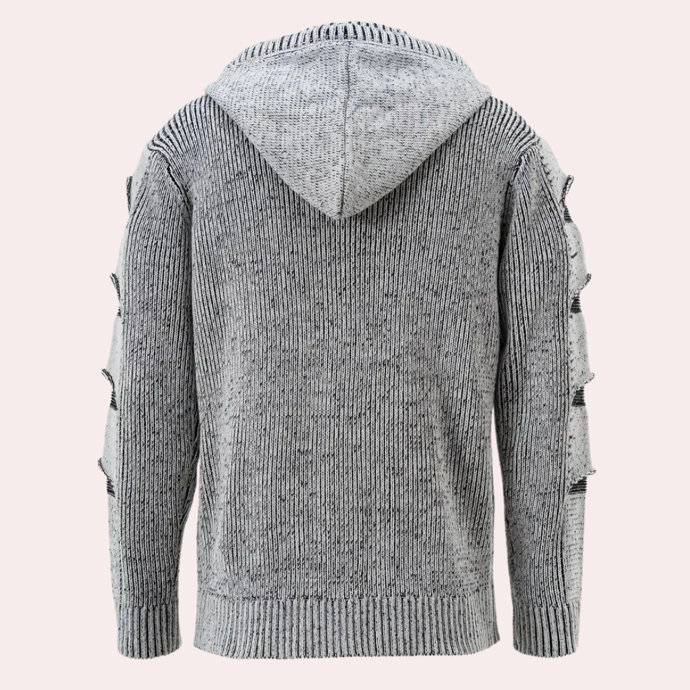Stilla | Modebevidst Hættetrøje Cardigan til Mænd