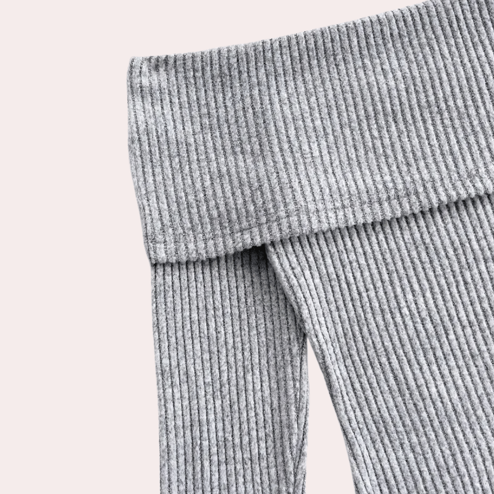 Stilla | Dame Romper med Off-Shoulder Og Lange Ærmer
