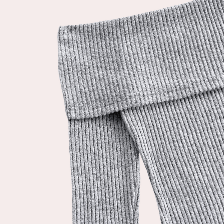 Stilla | Dame Romper med Off-Shoulder Og Lange Ærmer