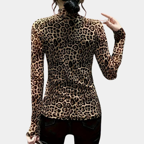 Stilla | Trendy Top med Leopardmønster til Damer