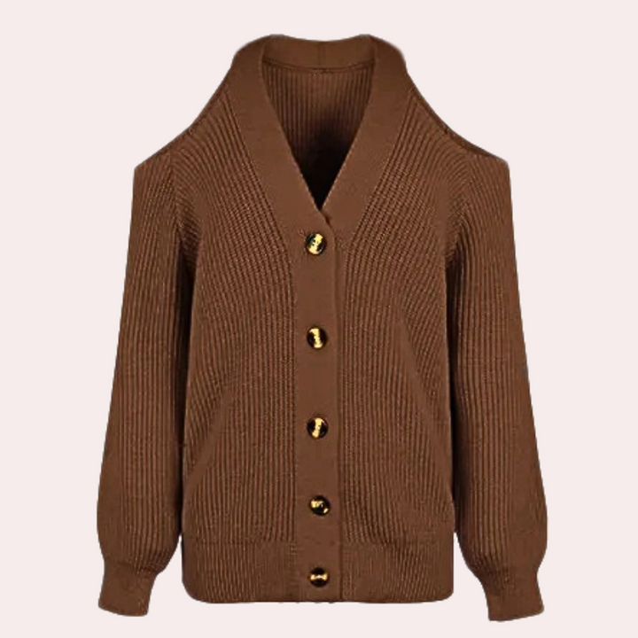 Stilla | Moderigtigt Sweater med Åben Skuldre til Kvinder