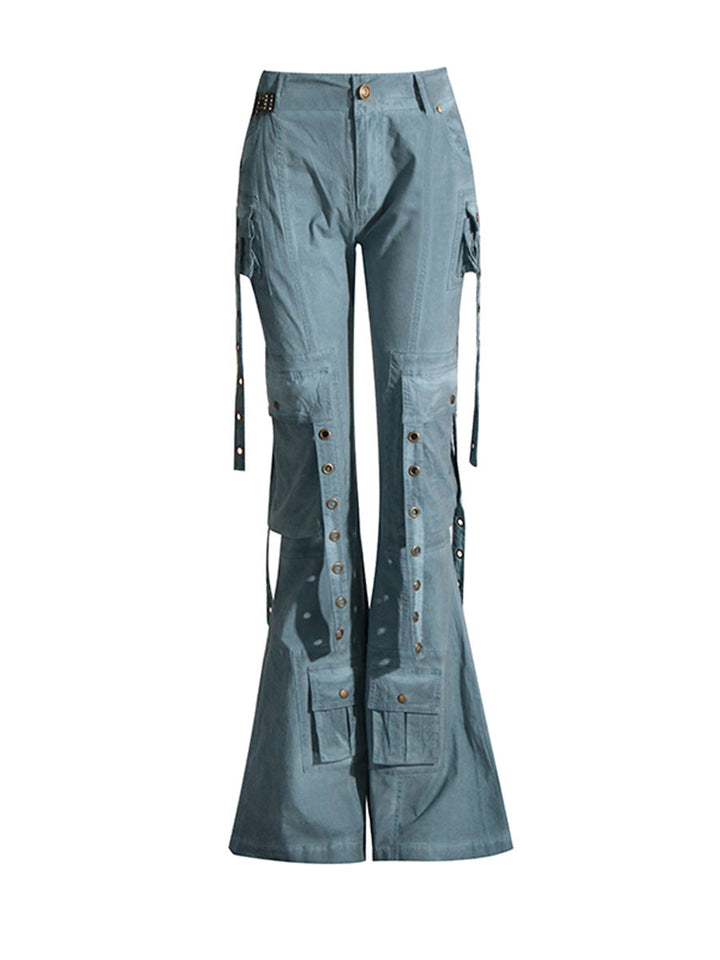 Stilla | Bootcut Cargo Bukser
