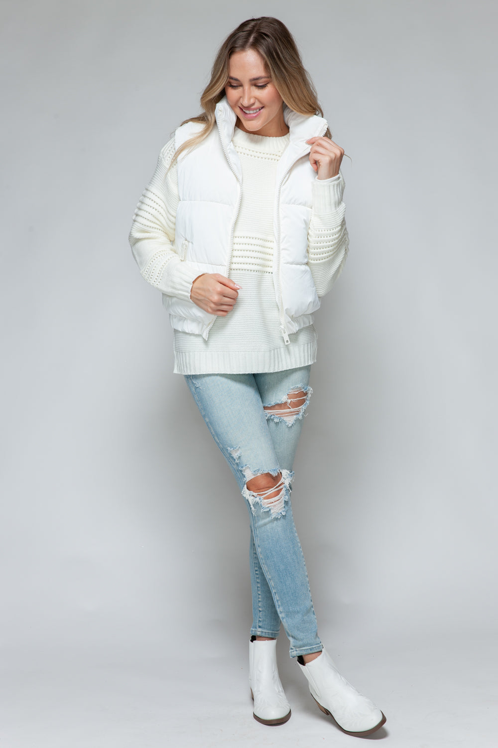 Stilla | Snob Quilted Vest Med Fin Pelsforing