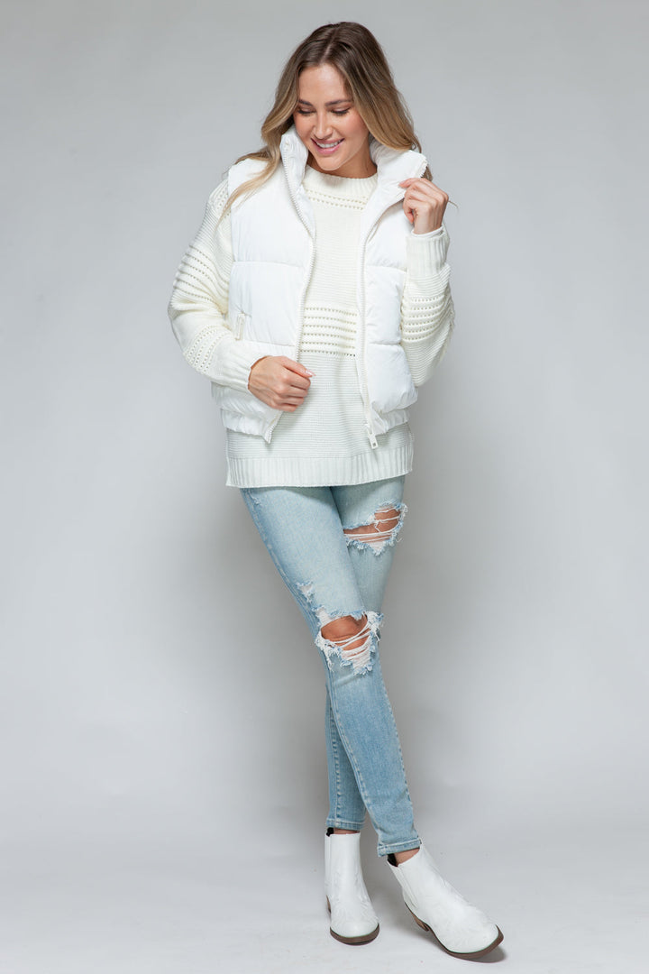 Stilla | Snob Quilted Vest Med Fin Pelsforing