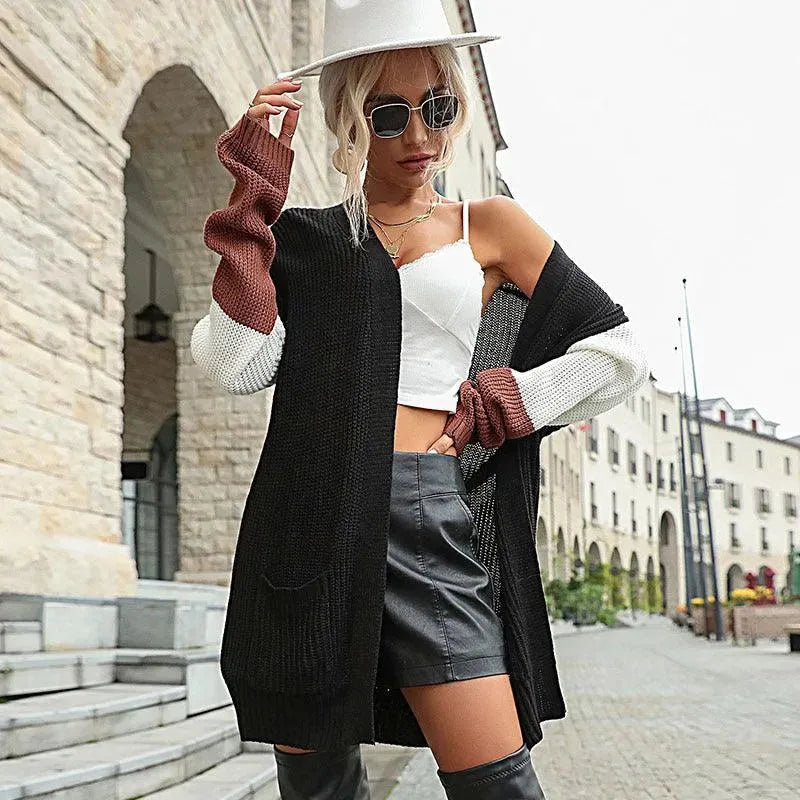 Stilla | Lang Dame Strikjakke Pullover