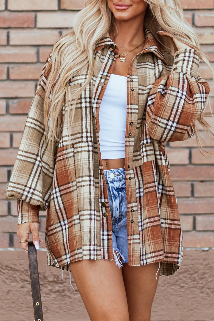 Stilla | Snap Down Dropped Shoulder Shacket
