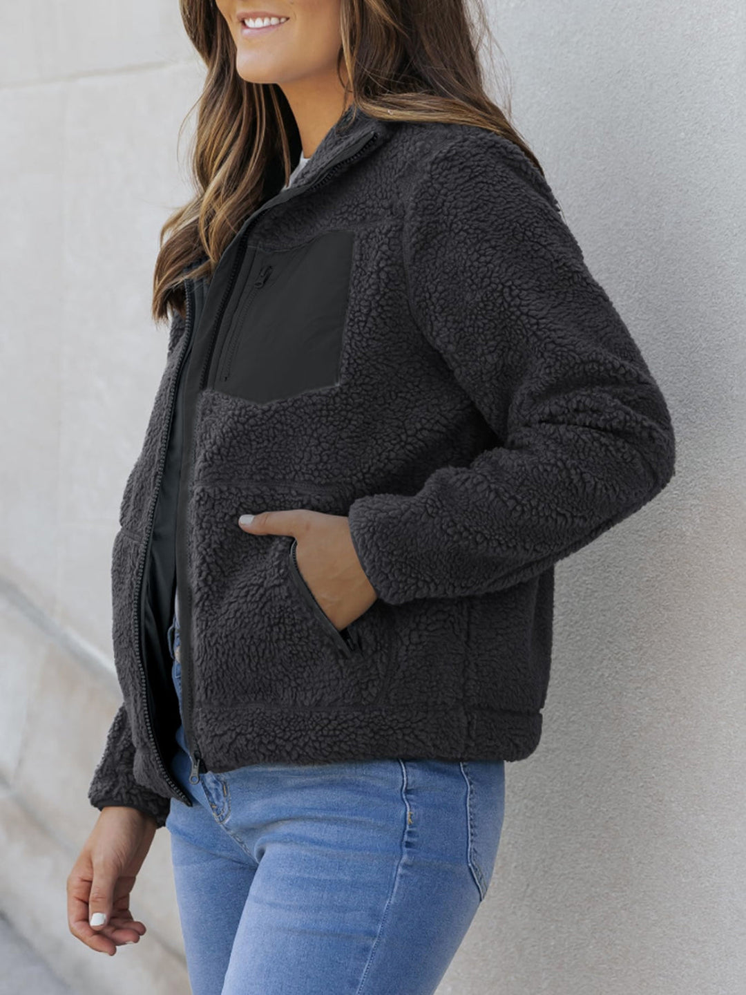 Stilla | Up Langærmet Plush Jacket