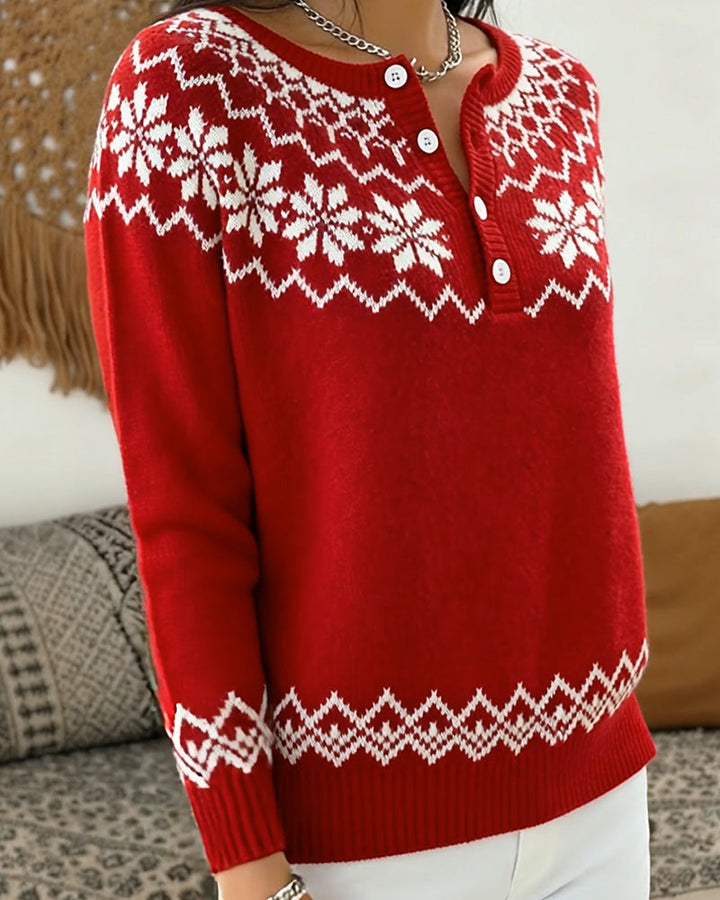Stilla | Snefnug Jacquard Halboffen
