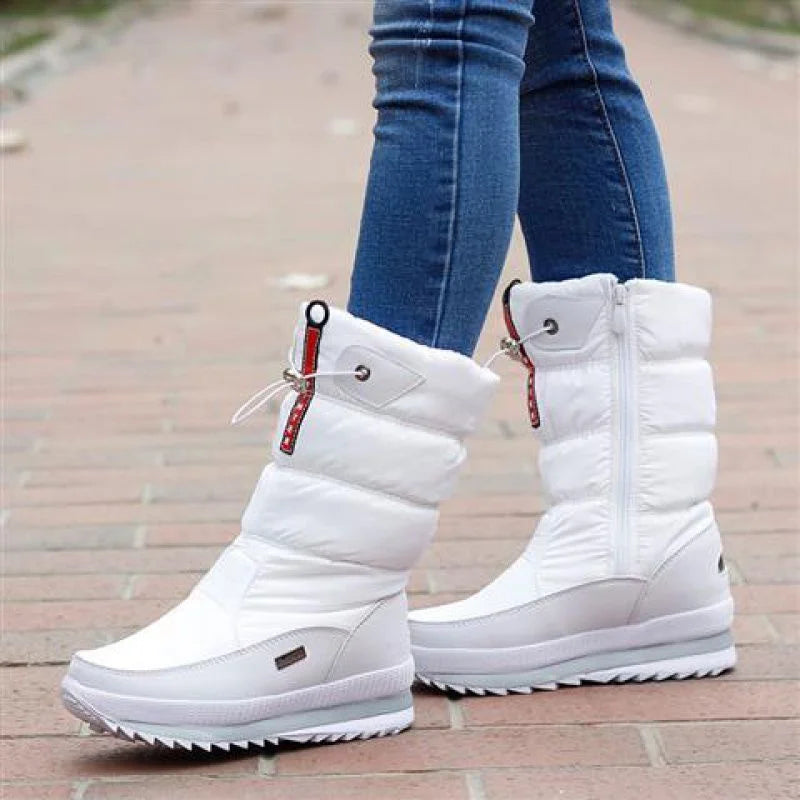 Stilla | Damer Vandtætte Mid-Calf Plüsch Støvler