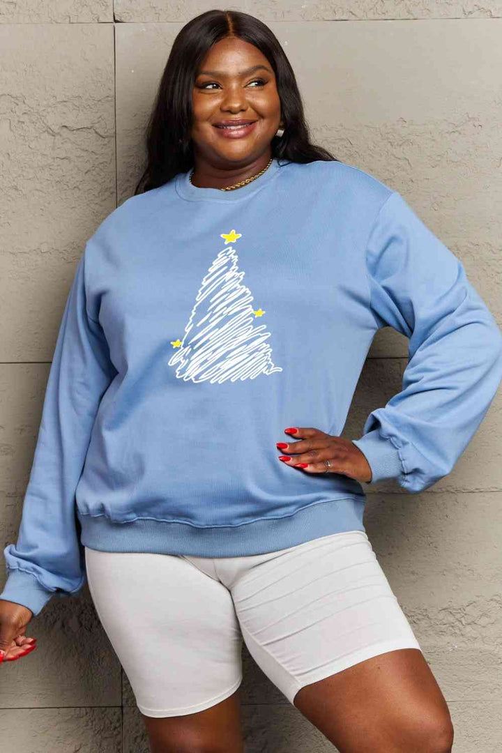 Stilla | Love Full Size Graphic Sweatshirt