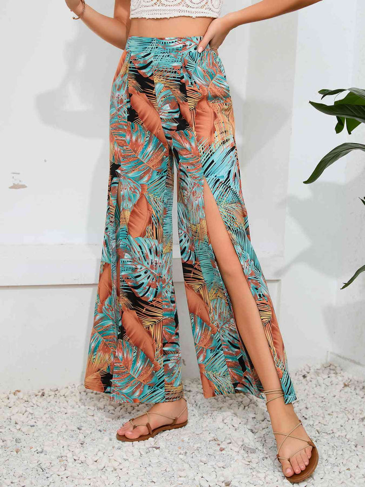 Stilla | Split Wide Leg Lange Bukser