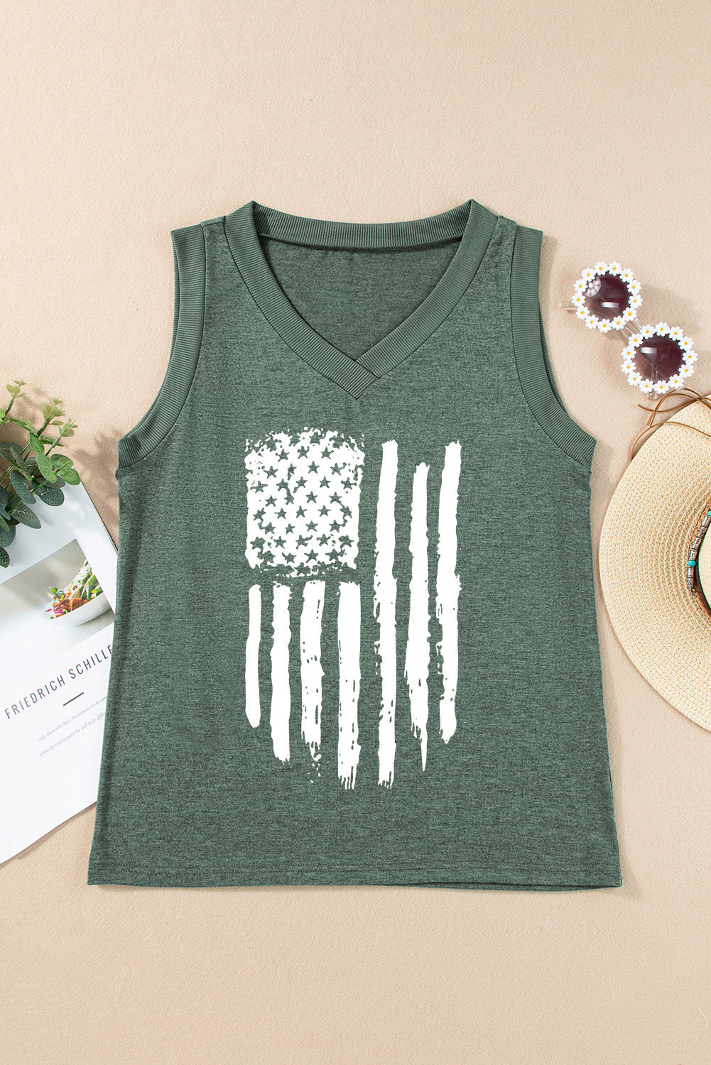 Stilla | Flag V-Hals Tank