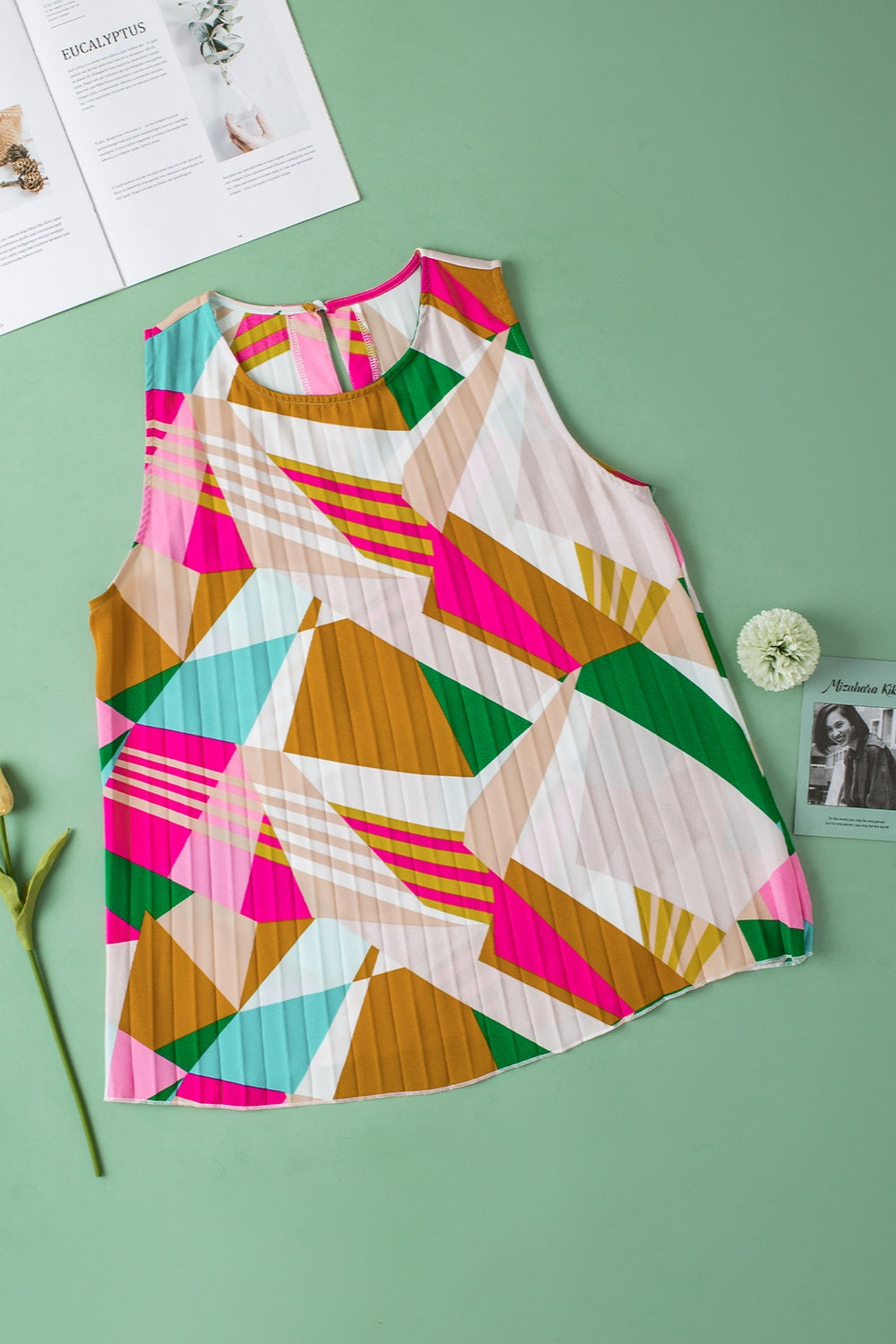 Stilla | Block Rund Hals Tank