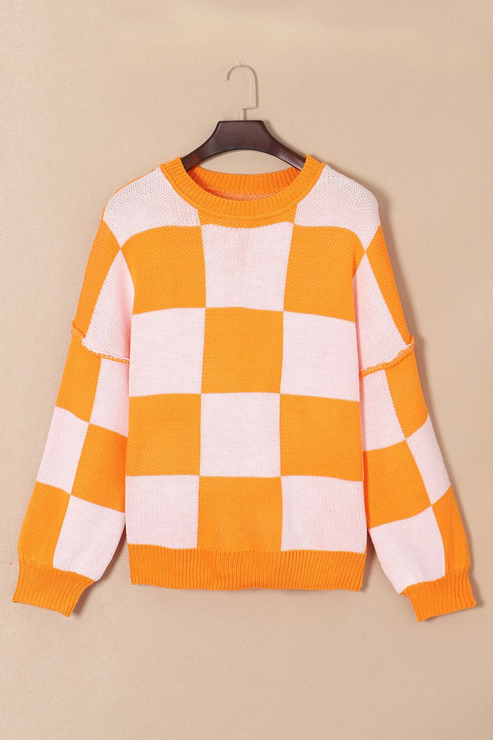 Stilla | Exposed seam droppet skulder sweater