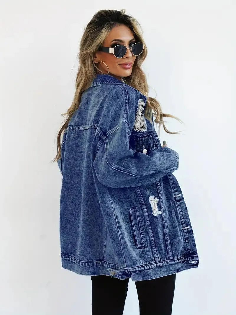 Stilla | Oversized Jeansjakke til damer