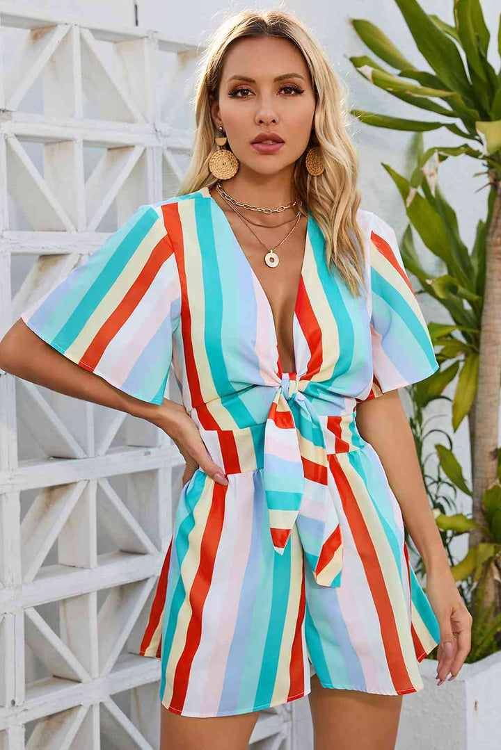 Stilla | Tie Front Romper