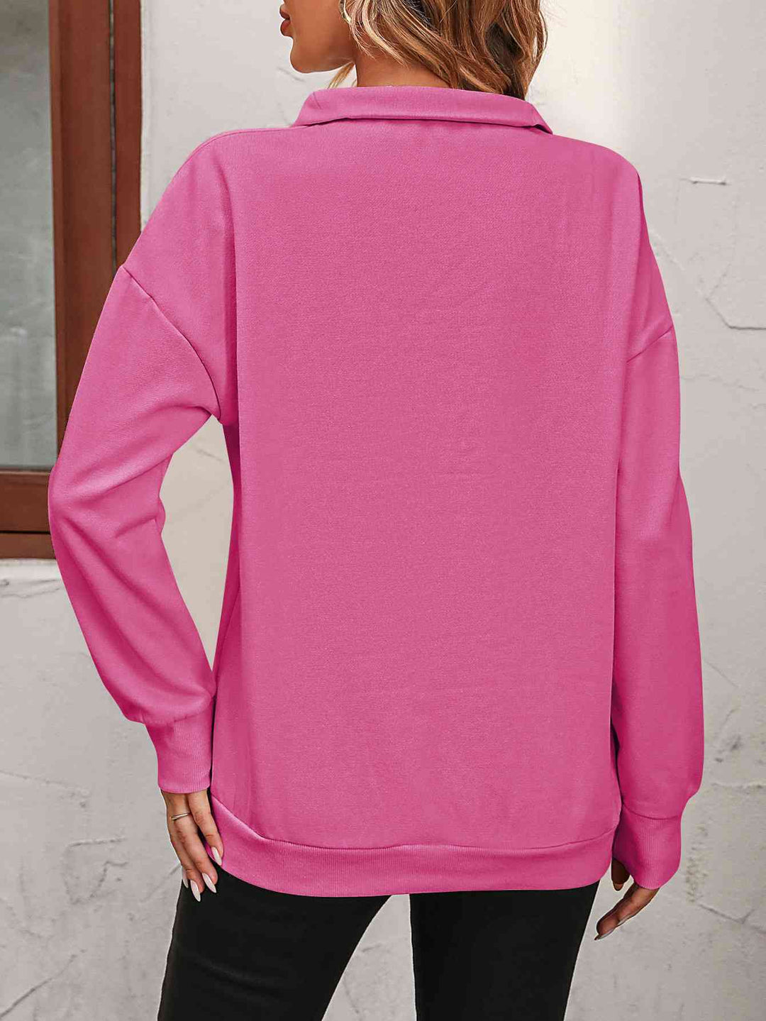 Stilla | op Droppet Skulder Sweatshirt