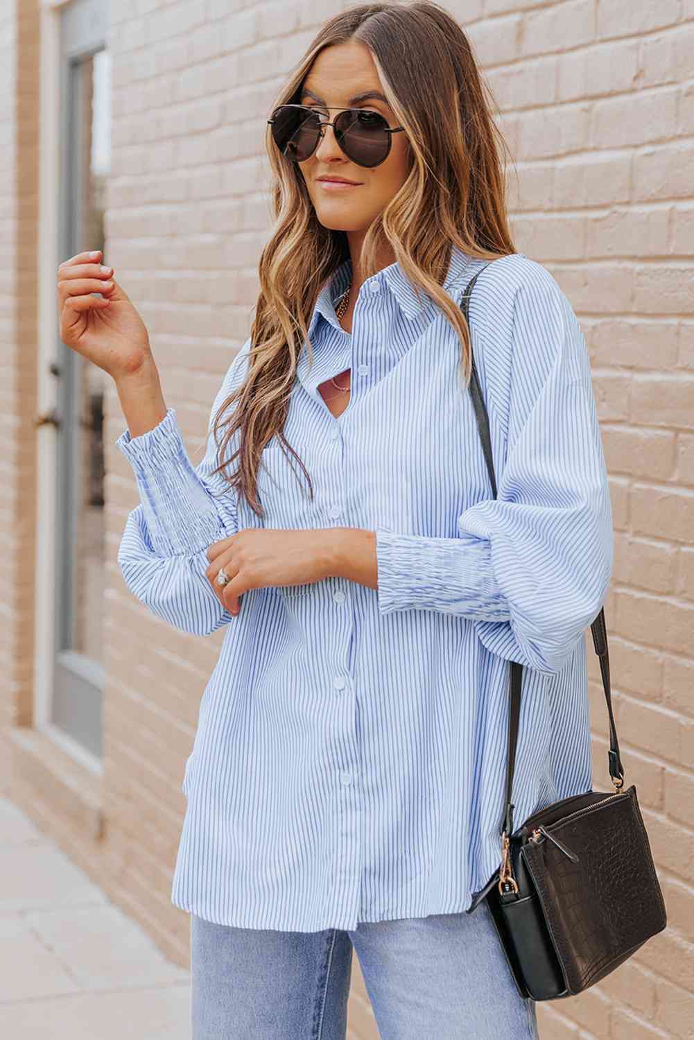 Stilla | Lantern Sleeve Krave Skjorte