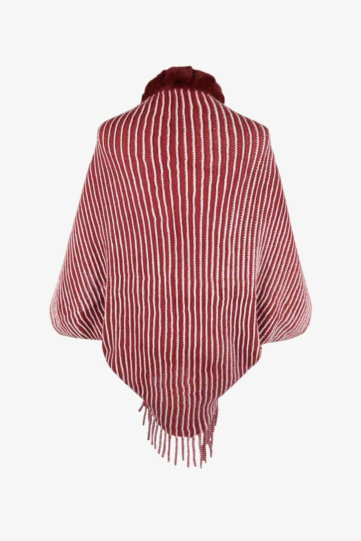 Stilla | Åben Front Frynse Poncho
