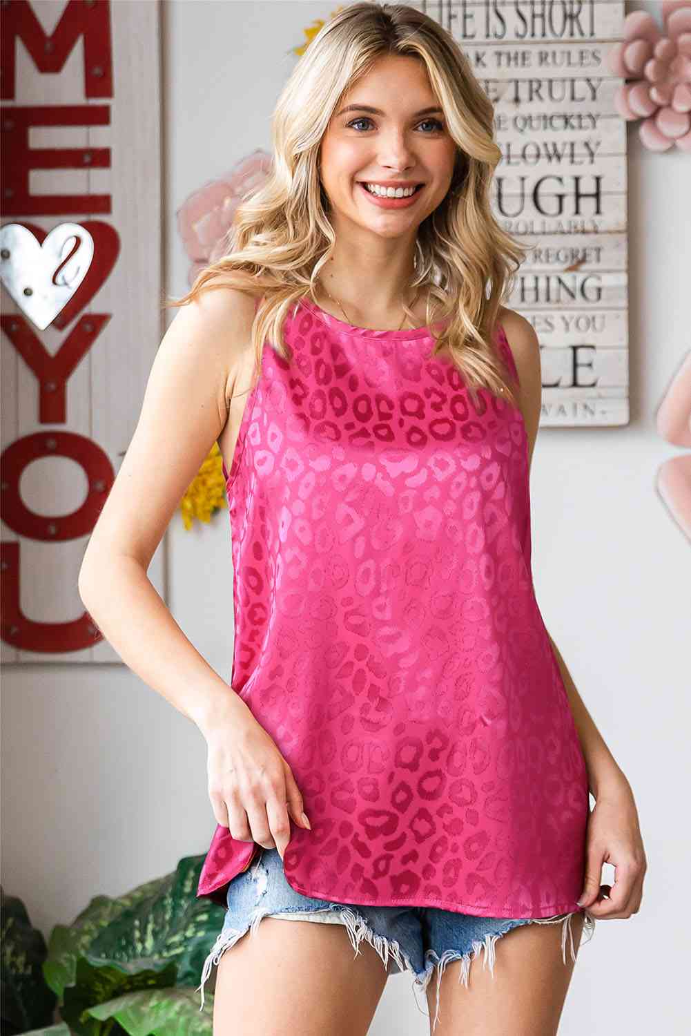 Stilla | Days Leopard Rund Hals Tank