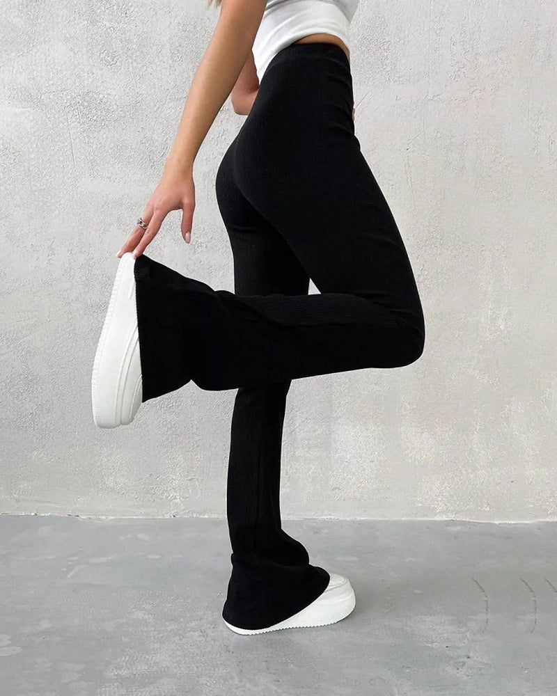 Stilla | Slim Fit Bukser med Micro Flare