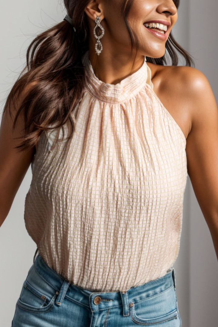 Stilla | Keyhole Mock Neck Tank