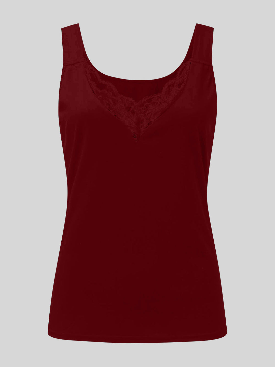 Stilla | Plus Size Blonde Detalje Sweetheart Hals Tank