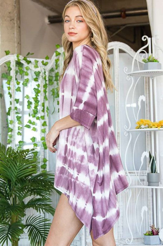 Stilla | Tie Dye Rund Hals Tunika