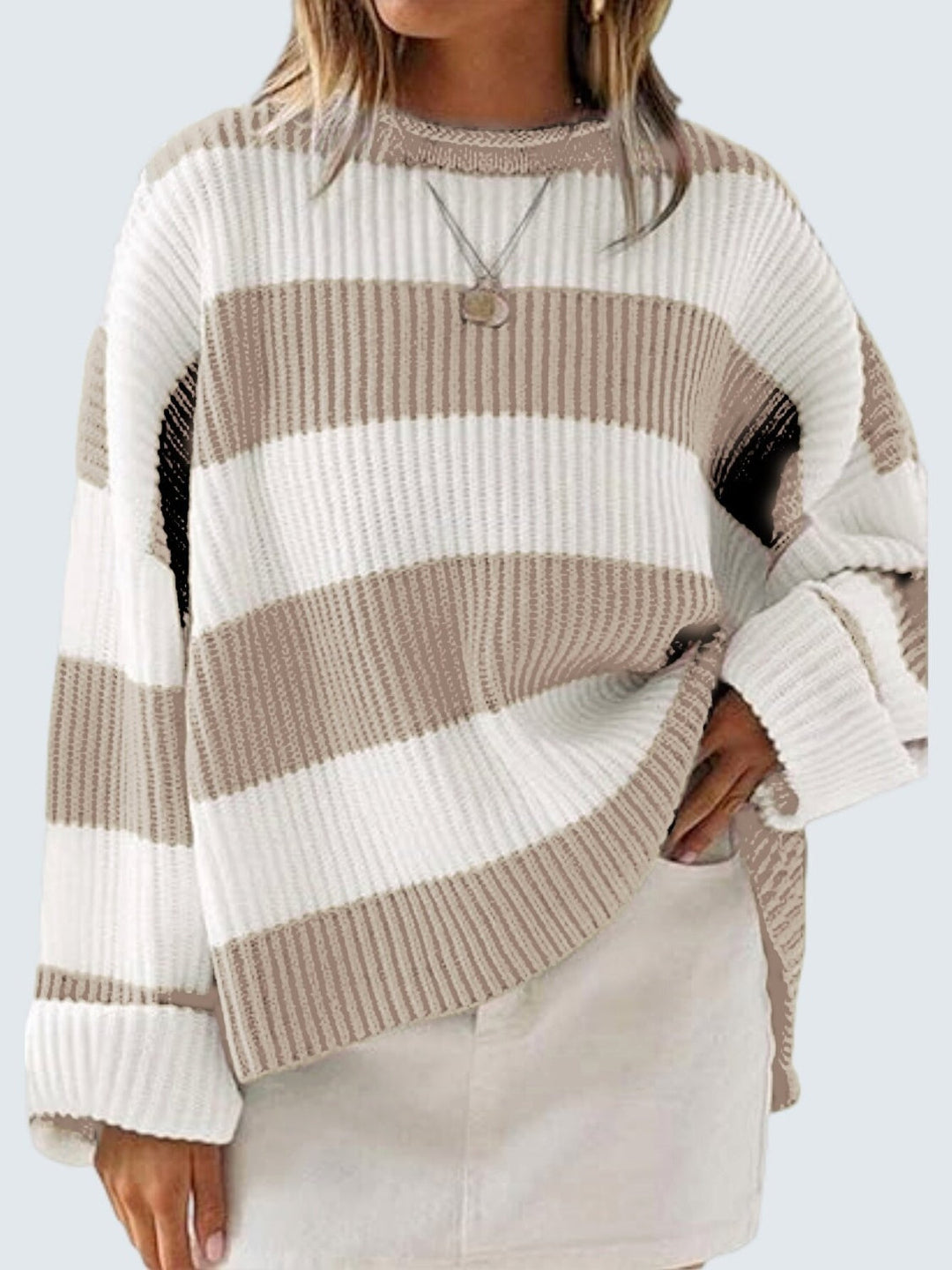 Stilla | Pullover Rundhals Med Lange Ærmer
