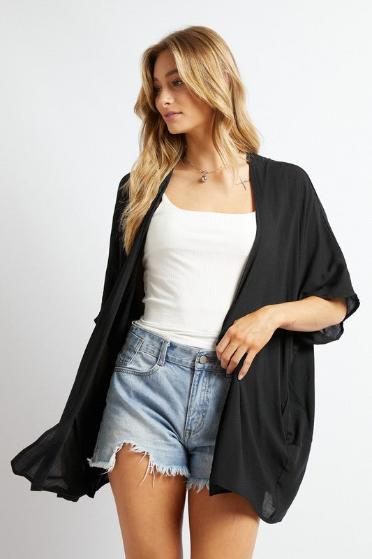 Stilla | Solid Kimono Cardigan