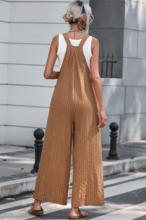 Stilla | Knapperet Bred Benet Overalls