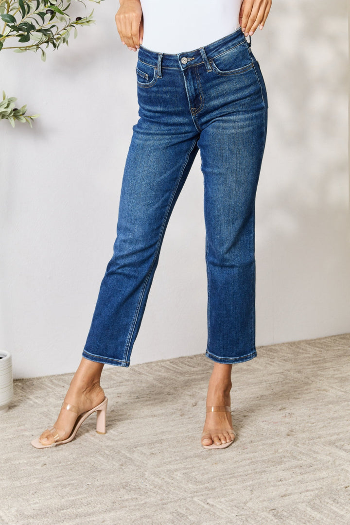 Stilla | Cropped Straight Jeans