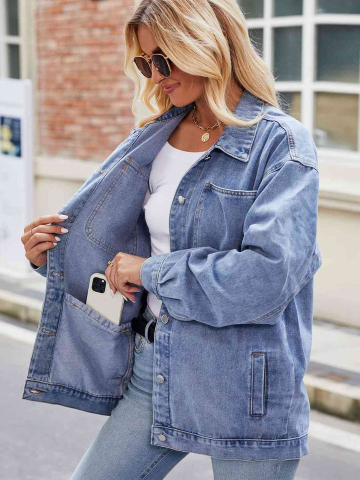 Stilla | up Denim Jakke Med Lommer